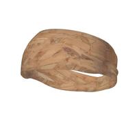 Fashion sports sweatband YUGTAEE Retro Rough Oak Wall Picture Headbands Absorb sweat for men and women