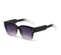 Fashion Square Large Frame Men And Women Photo Sunglasses Outdoor Commuting Polarized Sports Vacation(Purple)