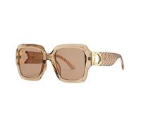 Fashion Square Sunglasses For Women Luxury Oversized Gradient Sun Glasses Classic Eyewear for Lady Black Shades Eyewear,Champagne tea,one size 2026