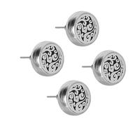 Fashion Stainless Steel Aromatherapy Earrings Essential Oil Diffuser Women's Jewelry Set for Relaxation