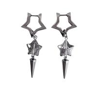 Fashion Star Cone Shape Dangle Earrings Handmade Jewelry Geometric Ear Rings for Trend Setters and Style Lovers