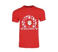 Fashion Star Unisex Mens Women Ladies Merry Christmas Xmas Santa Reindeer Penguin T Shirt Top
