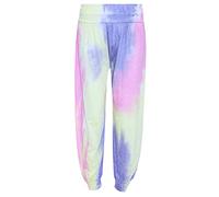 Fashion Star Womens Tie Dye Printed Harem Ali Baba Long Pants Baggy Leggings Trousers Tie Dye Panda Print M/L (UK 12/14)