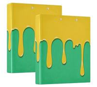 Fashion Street Graffiti Book Binder 1.5 Inch Round Rings with Notebook Holder, 1/2 Piece Hard Cover