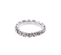 Fashion Stretch Crystal Inlay Unique Engagement Wedding Promise Jewelry Gift Charm