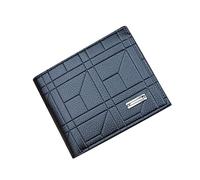 Fashion Stripe Short Wallet Women Men Open Purse Multiple Card Slots Clutch Bag Mens Long Wallets (Black, One Size)