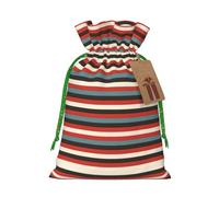 Fashion Striped Christmas Bag Gifts Happy Halloween Snacks Hamper Drawstring Wedding Favor Packaging Party
