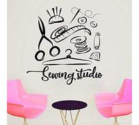 Fashion Studio Wall Stickers Studio Home Decoration Vinyl Wall Stickers Handmade Custom Window Decoration Self-Adhesive Paper 57X59Cm