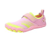 Fashion Summer Water Shoes Men Women Quick-Drying Shoes Hiking Swimming Diving Shoes Tracing Shoes Lightweight Stripes Slip On, pink, 7 UK
