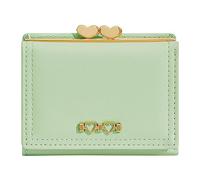 Fashion Summer Women Purse Triple Closure Practical Design Solid Color Simple Style Lightweight Durable Mobile Phone Cases Wallets, Green, standard size