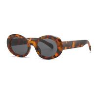 Fashion Sunglasses Women 2023 New Luxury Punk Sun Glasses Men Goggle Trends Eyeglasses UV400 Eyewear Oculos(Color:Brown)