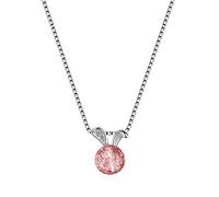 Fashion Sweet Bunny Cute Animal 925 Sterling Silver Jewelry Exquisite Rabbit Crystal Temperament Pendant Necklaces Gift