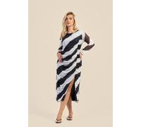 Fashion-Szn Curve Monochrome Ruched Detail Mesh Midaxi Dress In Black Black 16