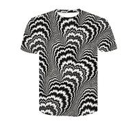 Fashion T Shirt for Men 2024 Fashion Tops Shirts Men's Fashion 3D Print T Shirts Funny Graphics Pattern Crewneck Short Sleeve Tees Big T Shirt (Grey, L)