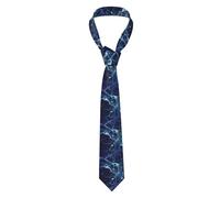 Fashion Ties Men's Business Ties Slim Fit Ties Christmas Wedding Business Party Ties,3D Brain Cell Neuron Neurology