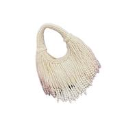 Fashion Top Handle Purse Beaded Pearls Elegant Evening Bag Chinese Styles Dinner Bag for Women and Girls Evening Purse