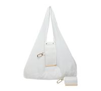 Fashion Tote - Chic Tote Everyday Work Tote Multi Pocket Travel Tote Organizer Stylish Organizer with Durable Handle | for Beach, Picnic, Travel, Eco, white, Se référer au descriptif