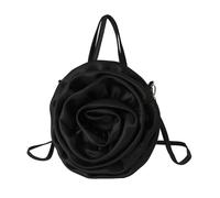Fashion Tote Clutch Bag Wedding Evening Bag Rose Shape Handbag Shoulder With Detachable Strap Crossbody Date Night Essential