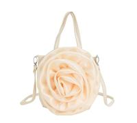 Fashion Tote Clutch Bag Wedding Evening Bag Rose Shape Handbag Shoulder With Detachable Strap Crossbody Date Night Essential