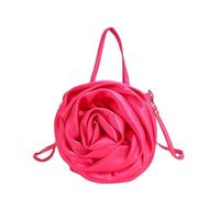 Fashion Tote Clutch Bag Wedding Evening Bag Rose Shape Handbag Shoulder With Detachable Strap Crossbody Date Night Essential