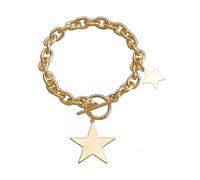 Fashion Trend Light Luxury Collarbone Chain Temperament Simple Cold Five-pointed Star Bracelets Necklace Five-pointed Star Necklaces For Women