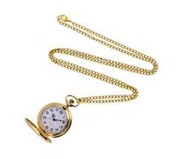 Fashion Two-Faced Watch Classic Pocket Large Gold Pocket Watch Court Style Men's Watch Gwg1000 (Gold, One Size)