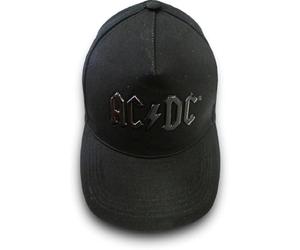 Fashion UK AC/DC Logo Official AC DC Black ACDC Unisex Adult Boy Hat, Black, One Size