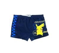 Fashion UK Costume Pokemon Pikachu 0025. Sea Boxer. Colorful Swim Shorts for Children. (IT, Age, 10 Years, Regular, Black Pikachu)