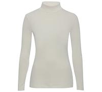 Fashion Valley Womens Plain Long Sleeve Turtle Polo Neck Top Ladies Roll Neck Top Jumper White-XL