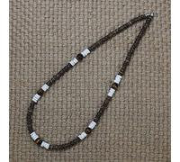 Fashion Vintage Rustic Beaded Necklace Men Natural Coconut Shell Surfer Necklace For Men Tribal Jewelry For Him-DC-01