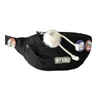 Fashion Waist Bag Letter Bum Small Crossbody Pack Lovely Chest with Adjustable Strap Cute Belt Women Lovely Girls Cute Waist Multifunctional for Travel