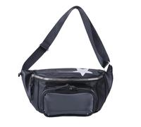 Fashion Waist Bag Small Crossbody Bag Japanese Styles Itabag Pin Display Bag Beautiful Chest Bag for Girls and Women Chest Bag Japanese Crossbody Bag Clear Itabag Beautiful, black, Mass beauty