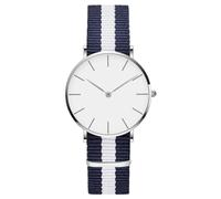 Fashion Watch,ITVIP Dial with Tai Chi Yin Yang Pattern Waterproof Watch Men and Women Canvas Strap with Ultrathin Quartz Watch 267mm grey