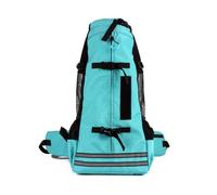 Fashion Waterproof Dog Travel Backpack Thickened Widened Straps | Pet Carrier Bags To Be Cozy Eazy For Medium Dogs Corgi Shiba Inu(Green,M-advise 4-8kg)
