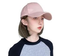 Fashion Wigs Hat Elegant Natural Hat Synthetic Short Twist Braid Ponytail Hat For Costume Parties And Event