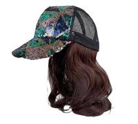 Fashion Wigs Hat Elegant Natural Synthetic Short Twist Braid Ponytail During Leisures Activity Easy Styles Change Hat