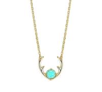 Fashion Wild Explosive Deer Head Pendant Necklace Crystal From Fine Jewelry For Women And Female