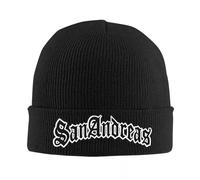 Fashion winterfa Thermal hat Unisex Sherm Head GTA San Logo Beanie Hats Adventure Game Bonnet Hats Men Women Street Outdoor Sport Knit Hat Head Wrap Caps Gifts for Couples
