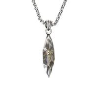 Fashion Wishing Stone Pendant Necklace Vintage Sweater Chain Collar Necklace Statement Jewelry Neck Chain For Women Men Vintage Wishing Stone Pendant Gifts Jewelry For Women
