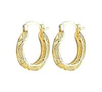 Fashion Women 925 Silver Earrings Elegant Earrings Jewelry Flower Girl Earrings for Wedding (Gold, One Size)