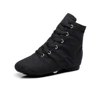 Fashion Women's Ankle Boots with Square Low Heel and Round Toe Lace Up Design for Autumn Winter Seasons (Black, 4.5)