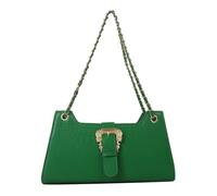 Fashion Women's Crocodile Pattern Chain Shoulder Handbags Luxury Chic Underarm Clutch White Green Armpit Bags