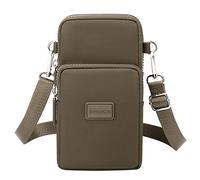 Fashion Women's Shoulder Handbag Solid Color Non Printing Zipper Messenger Bag Mobile Phone Bag over The Shoulder Bags for Men (G, One Size)