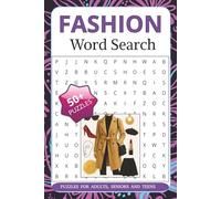 Fashion Word Search: Puzzles for Adults, Senior and Teens, Relaxing and Stress Relief Puzzles