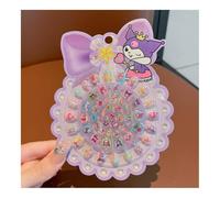 FASHION YO 20PCS Toddlers Princess Elsa Mermaid Kids Girls Nail Press on Pre-glue Full Cover Glitter Color Rainbow Kids Stick On False Nail Art Kits Set Girls Birthday Gift (Melody 20pcs)