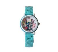 FASHION YO Analogue Quartz Watch with Ceramics Strap Bracelet Girls Boys Toddler Watches Gifts for Kids Birthday Gifts (Stch Blue)