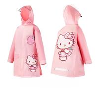 FASHION YO Kids Elsa Spider Raincoats Waterproof Rain Jacket Hooded Rain Poncho Toddler Boys Girls Rain Suit Reusable Rainwear with bag Cover 1-8 Years (EVA, Cat M4-6y)