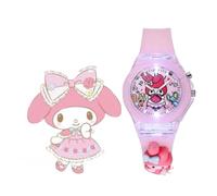 FASHION YO Toys for 3-8 Year Old Girls Boys, Toddler Watches Gifts for Kids 4-9 Birthday Gifts Learning Toys Glow in Dark Watch (Pink)