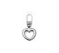 Fashion Zipper Puller Heart Silver-col