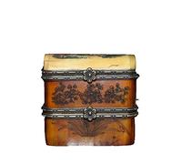 Fashion158 Craft Collection Antique Carving Half Bones Half Resin Double Jewelry Box Rouge Box Decoration